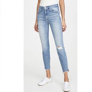 Mother The Looker Ankle Step Fray Jeans - Size 30